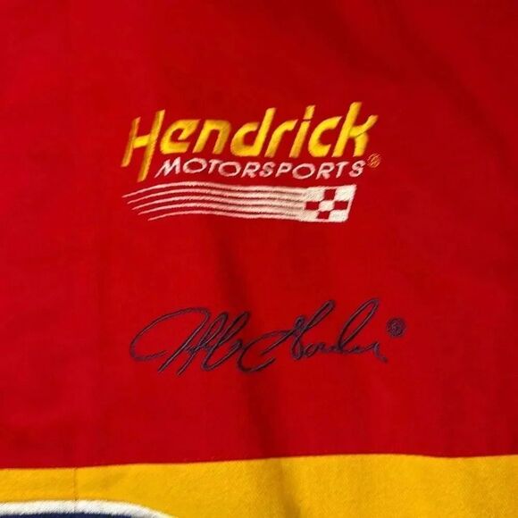 Vintage NASCAR Jeff Gordon #24 Racing Jacket Mens Large - Picture 3 of 13